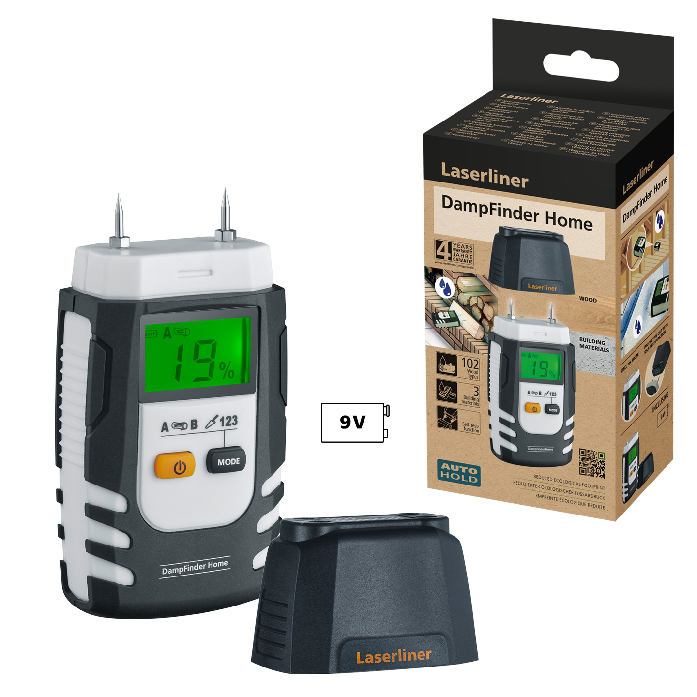 LASERLINER Materialfeuchtemessgerät DampFinder Home LASERLINER Materialfeuchtemessgerät DampFinder Home