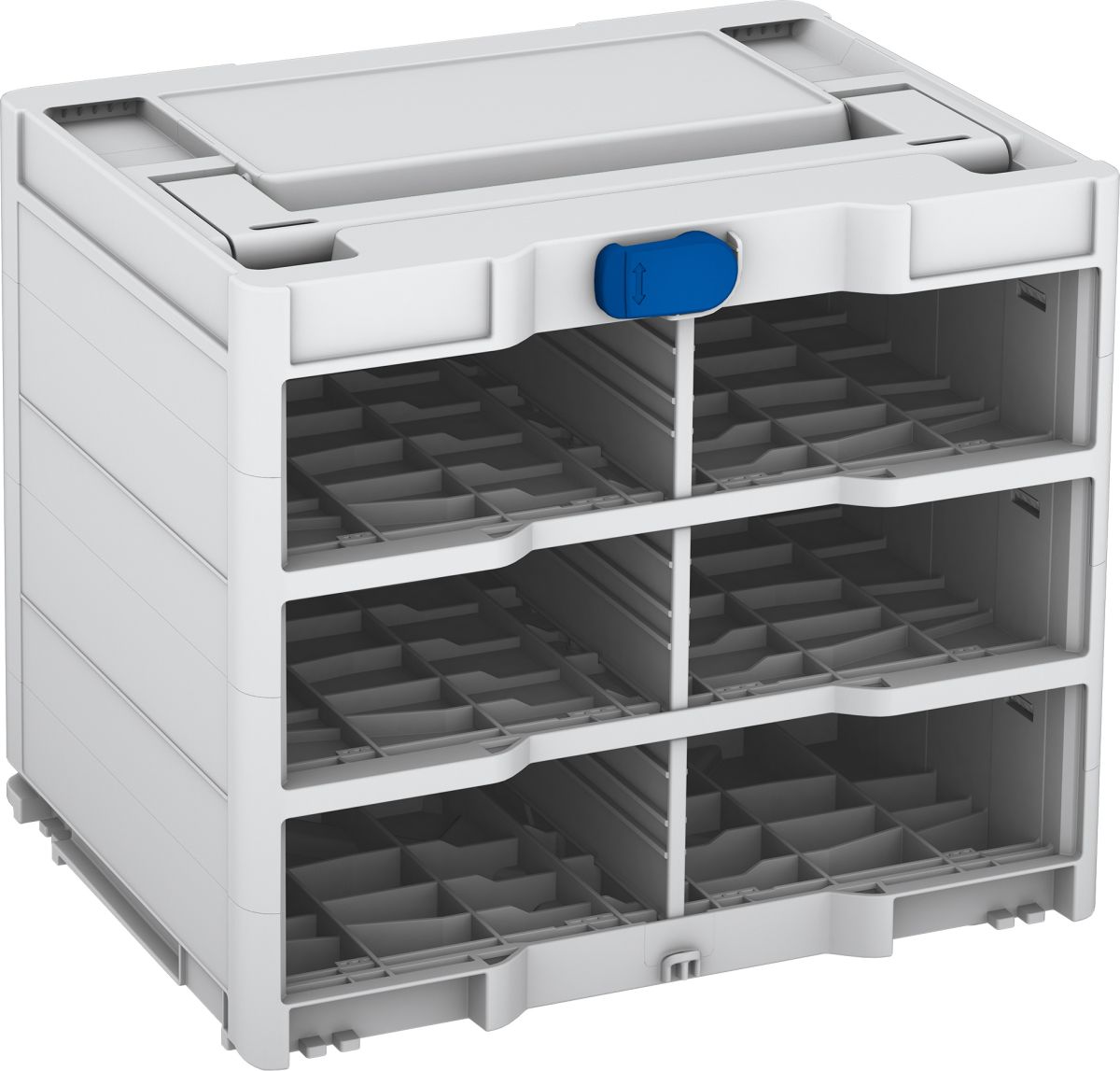 TANOS Systainer³ Rack/0 M 337 ohne Systainer3 S 76 Lichtgrau (RAL 7035)