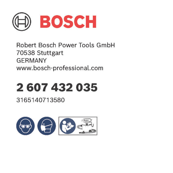 BOSCH Papierfilterbeutel für GAS 35 L AFC; GAS 35 L SFC+; GAS 35 M AFC BOSCH Papierfilterbeutel für GAS 35 L AFC; GAS 35 L SFC+; GAS 35 M AFC