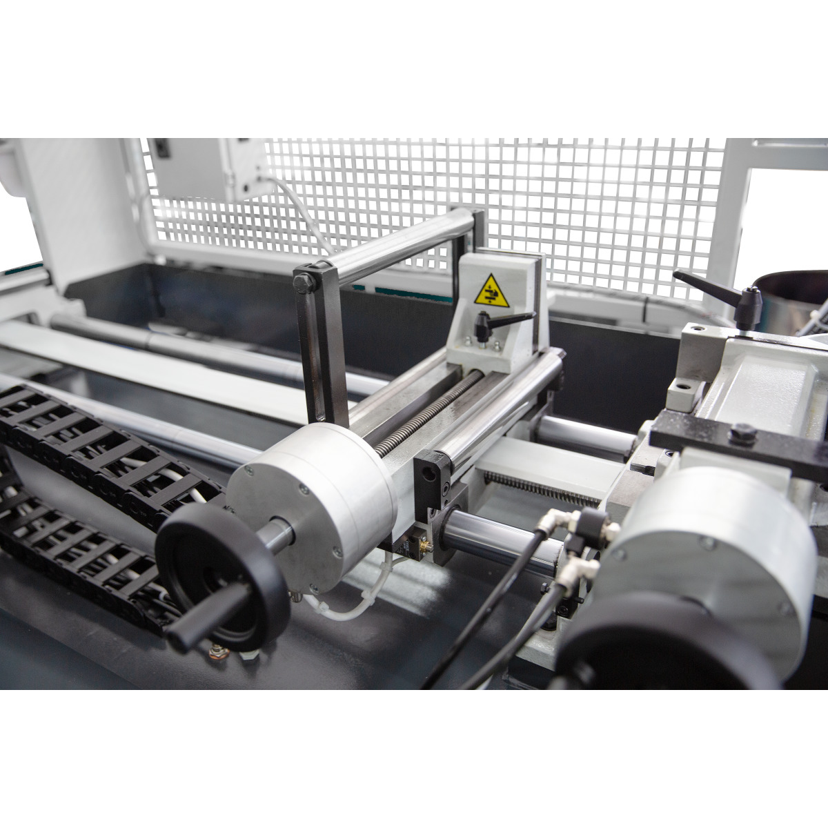 METALLKRAFT Automatische hydropneumatische Vertikal- Metallkreissäge mit CNC Steuerung MKS 315 VA