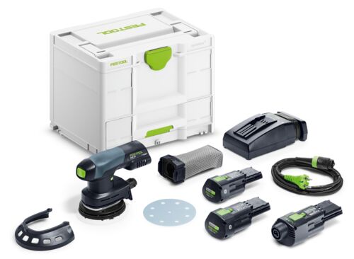 FESTOOL Akku-Exzenterschleifer ETSC 125 3,0 I-Set FESTOOL Akku-Exzenterschleifer ETSC 125 3,0 I-Set