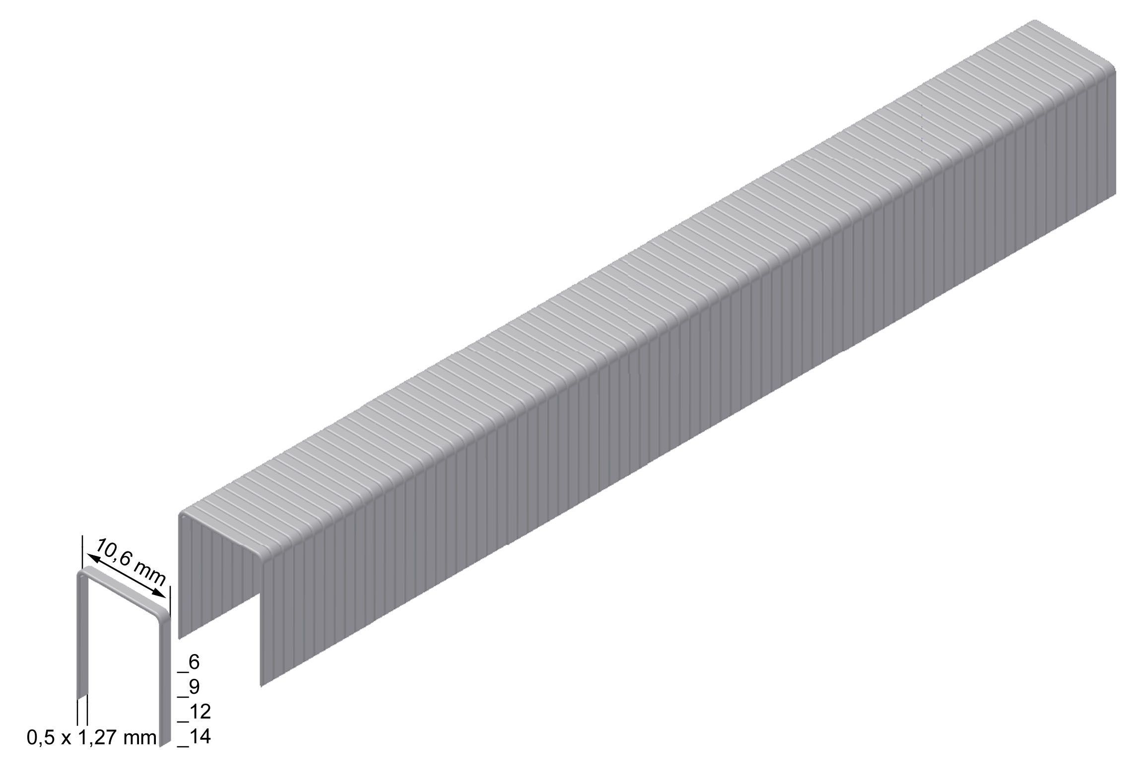 PREBENA Heftklammern Verzinkt VX06CNK PREBENA Heftklammern Verzinkt VX06CNK