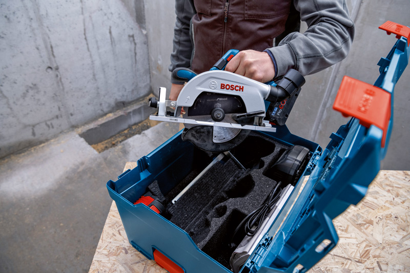 BOSCH Akku-Handkreissäge GKS 18V-57-2 L in L-BOXX BOSCH Akku-Handkreissäge GKS 18V-57-2 L in L-BOXX