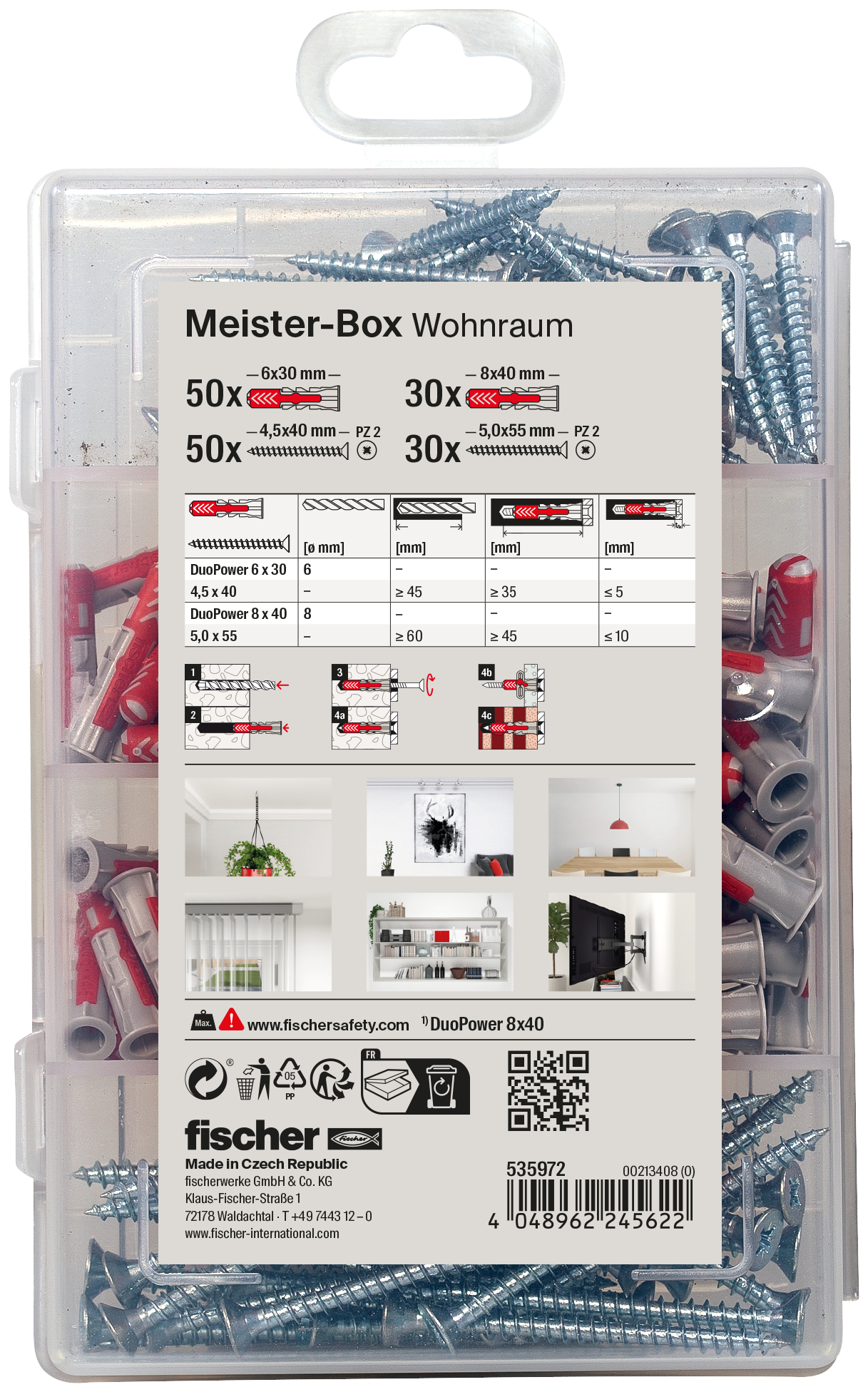 FISCHER MeisterBox DuoPower + Schrauben (160) FISCHER MeisterBox DuoPower + Schrauben (160)