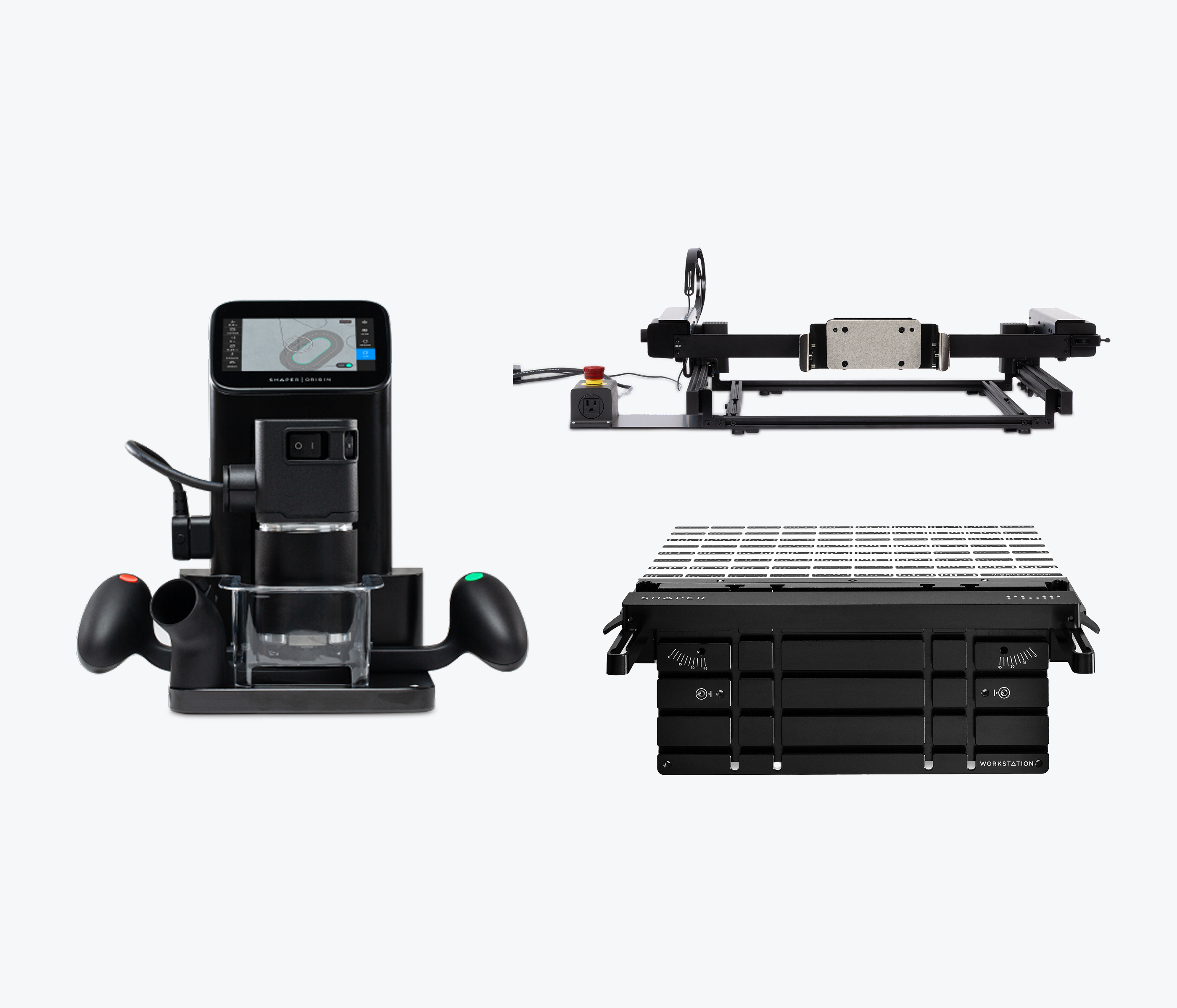 SHAPER Origin + Workstation + BenchPilot SHAPER Origin + Workstation + BenchPilot