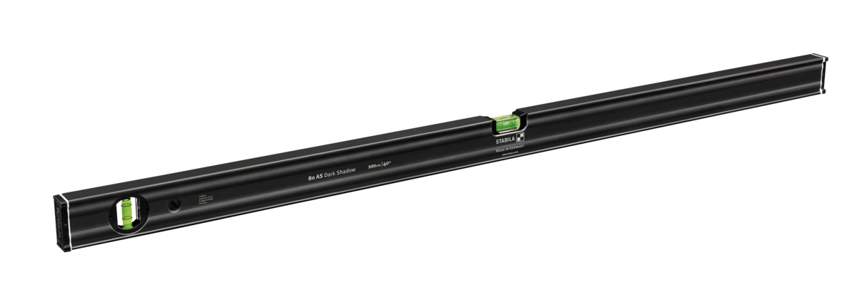STABILA Wasserwaagen-Set 80 AS Dark Shadow, 2-teilig: 60 cm, 100 cm