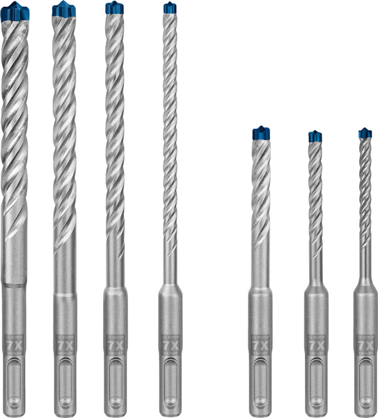 BOSCH EXPERT SDS plus-7X Hammerbohrer-Set, 5/6/6/8/8/10/12 mm, 7-tlg. BOSCH EXPERT SDS plus-7X Hammerbohrer-Set, 5/6/6/8/8/10/12 mm, 7-tlg.