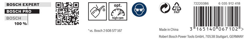 BOSCH Metallbohrer HSS-G, DIN 340