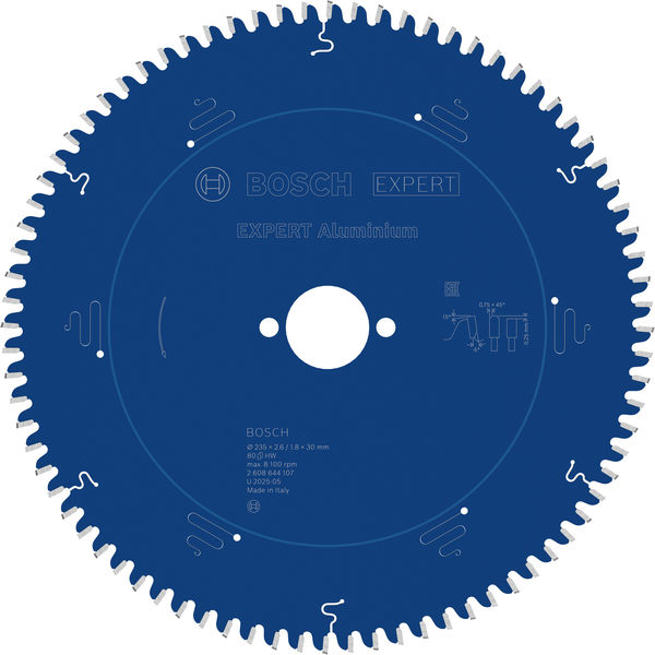 BOSCH Kreissägeblatt Expert for Aluminium, 235 x 30 x 2,6 mm, 80Z BOSCH Kreissägeblatt Expert for Aluminium, 235 x 30 x 2,6 mm, 80Z