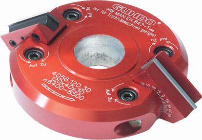 GUHDO HW-WPL-Schwenkmesserkopf Z2 120x40x30 bis 45° MAN