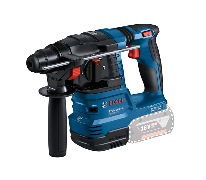 BOSCH Akku-Bohrhammer mit SDS plus GBH 18V-22, L-BOXX BOSCH Akku-Bohrhammer mit SDS plus GBH 18V-22, L-BOXX