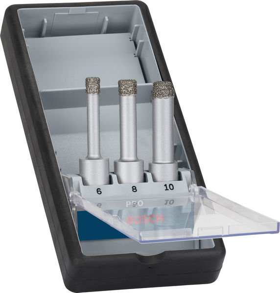 BOSCH PRO Ceramic dry Bohrer-Set, 6 x 33, 8 x 33, 10 x 33 mm, 3-tlg. BOSCH PRO Ceramic dry Bohrer-Set, 6 x 33, 8 x 33, 10 x 33 mm, 3-tlg.