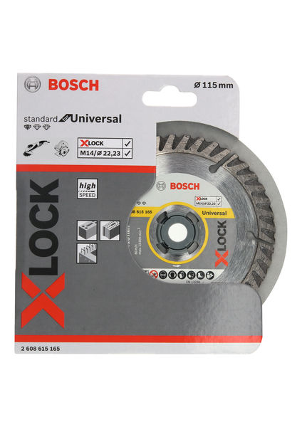 BOSCH X-LOCK Trennscheibe Standard for Universal 115 x 22,23 x 2 x 10 BOSCH X-LOCK Trennscheibe Standard for Universal 115 x 22,23 x 2 x 10