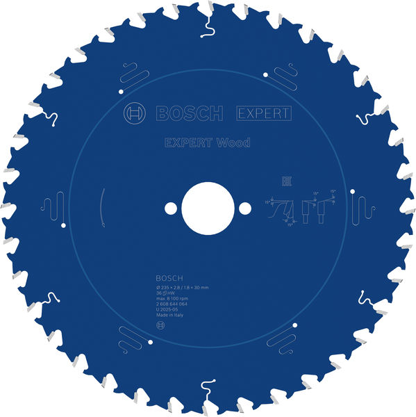 BOSCH Kreissägeblatt Expert for Wood, 235 x 30 x 2,8 mm, Z36 BOSCH Kreissägeblatt Expert for Wood, 235 x 30 x 2,8 mm, Z36
