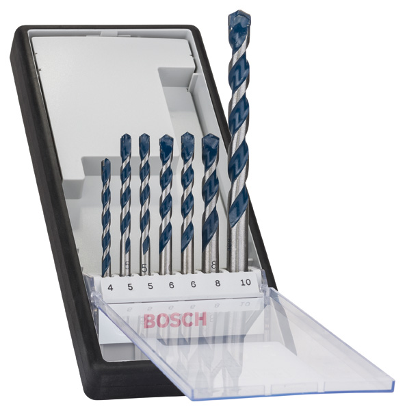 BOSCH 7-teiliges CYL-5 Betonbohrer-Set, Robust Line, 4–10 mm BOSCH 7-teiliges CYL-5 Betonbohrer-Set, Robust Line, 4–10 mm