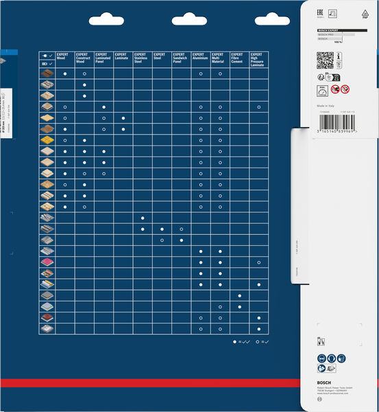BOSCH Kreissägeblatt Expert for Stainless Steel, 305 x 25,4 x 2,5 mm x 80