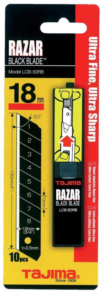 TAJIMA Abbrechklinge Razar Black Blade 18mm