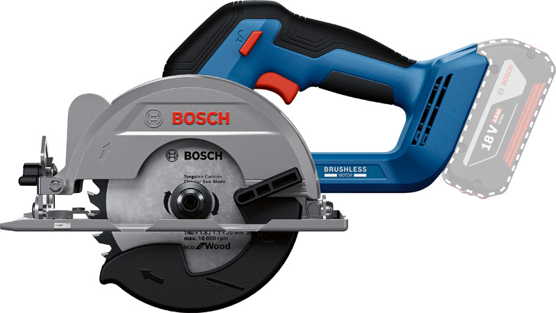 BOSCH Akku-Handkreissäge GKS 18V-51 im Karton