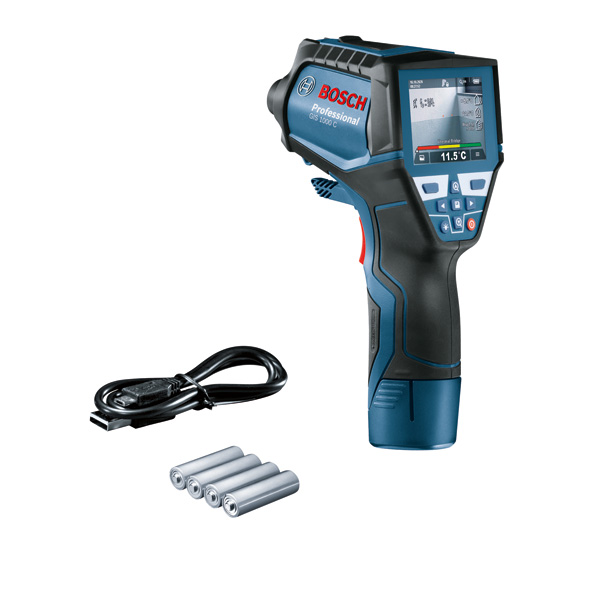 BOSCH Thermodetektor GIS 1000 C, mit Akku-Adapter