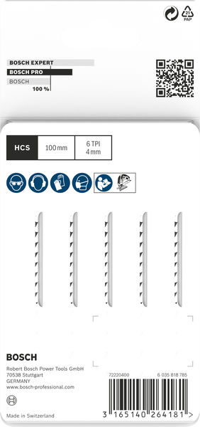 BOSCH Stichsägeblatt T 144 DP BOSCH Stichsägeblatt T 144 DP