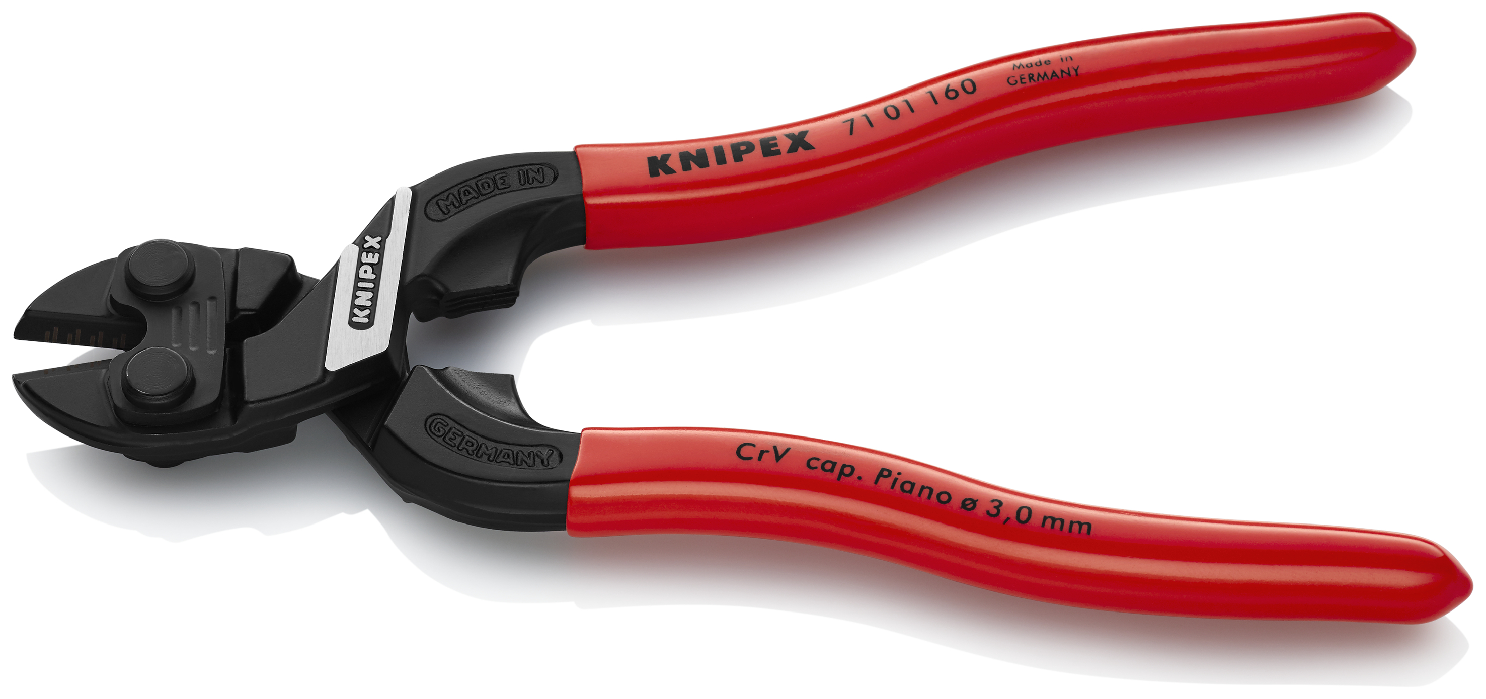 KNIPEX Kompakt-Bolzenschneider CoBolt S schwarz atramentiert 160 mm