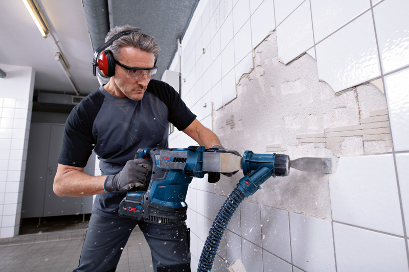 BOSCH Akku-Bohrhammer BITURBO mit SDS plus GBH 18V-34 CF BOSCH Akku-Bohrhammer BITURBO mit SDS plus GBH 18V-34 CF