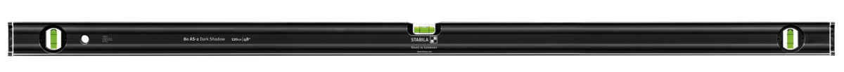 STABILA Wasserwaagen-Set 80 AS-2 Dark Shadow, 2-teilig: 60 cm, 120 cm STABILA Wasserwaagen-Set 80 AS-2 Dark Shadow, 2-teilig: 60 cm, 120 cm