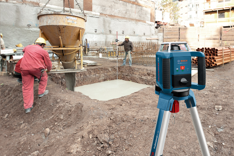 BOSCH Rotationslaser GRL 400 H, mit LR 1, Baustativ BT 170 HD und Messstab GR 240 BOSCH Rotationslaser GRL 400 H, mit LR 1, Baustativ BT 170 HD und Messstab GR 240