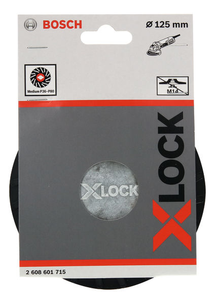 BOSCH X-LOCK Stützteller 125 mm mittelhart BOSCH X-LOCK Stützteller 125 mm mittelhart