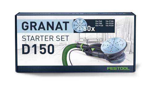 FESTOOL Schleifmittel Granat D150 GR-Set FESTOOL Schleifmittel Granat D150 GR-Set