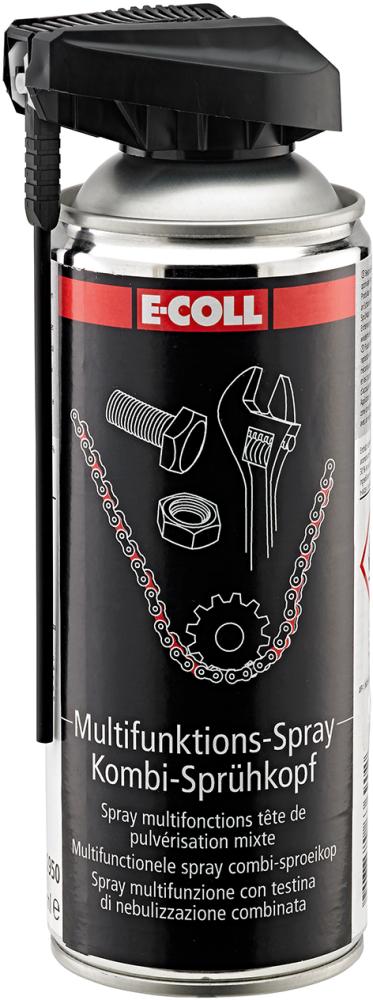E-COLL Multifunktionsöl-Spray Kombi-Sprühkopf 400 ml E-COLL Multifunktionsöl-Spray Kombi-Sprühkopf 400 ml