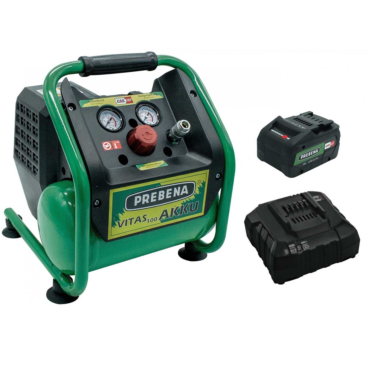 PREBENA Akku-Kompressor VITAS 100-AKKU-SET