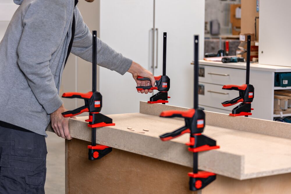 BESSEY Einhandzwinge mit drehbarem Griff EZ360-15
