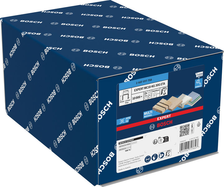 BOSCH EXPERT MC16-KG 30G ETA Kronenklammer mit mittlerem Rücken, 1,6/16 g, 30 mm BOSCH EXPERT MC16-KG 30G ETA Kronenklammer mit mittlerem Rücken, 1,6/16 g, 30 mm