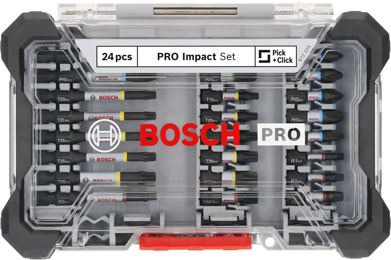 BOSCH PRO Impact Schrauberbit-Set, 24-tlg. BOSCH PRO Impact Schrauberbit-Set, 24-tlg.