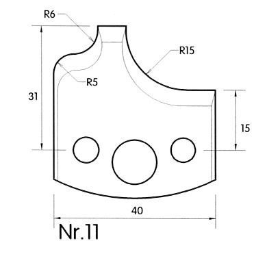 BRÜCK UNI-Abweiser Nr. 11