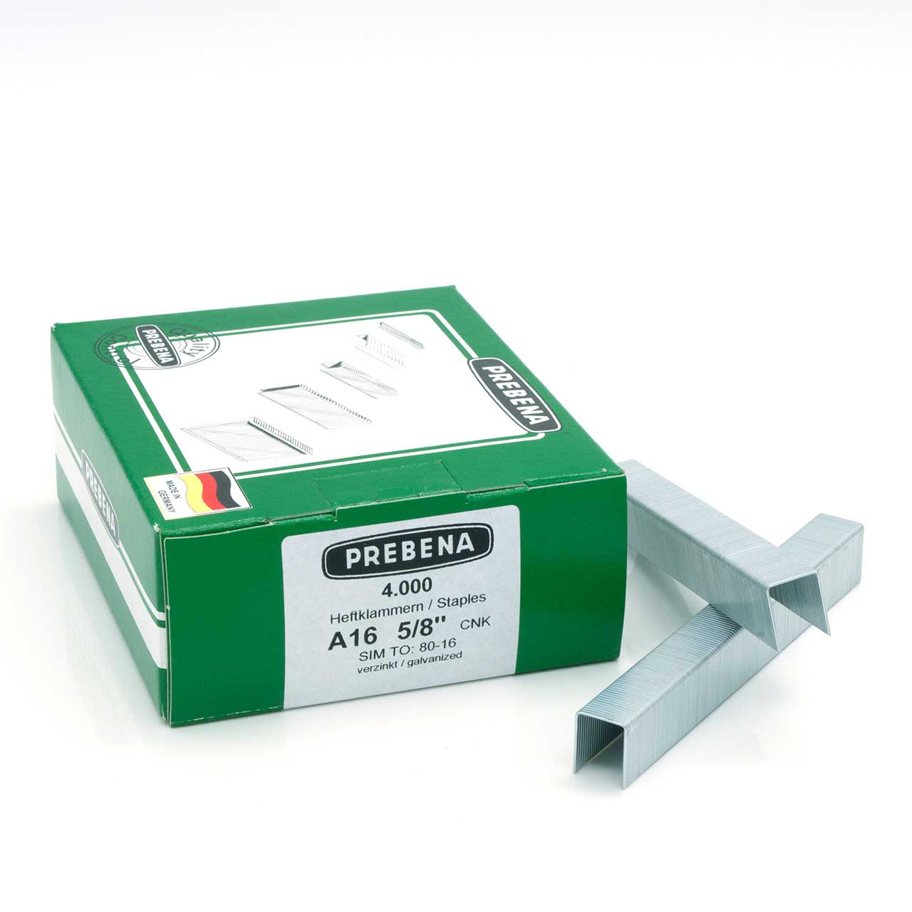 PREBENA Heftklammern Verzinkt A16CNK