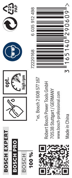 BOSCH Metallbohrer HSS-G, DIN 338