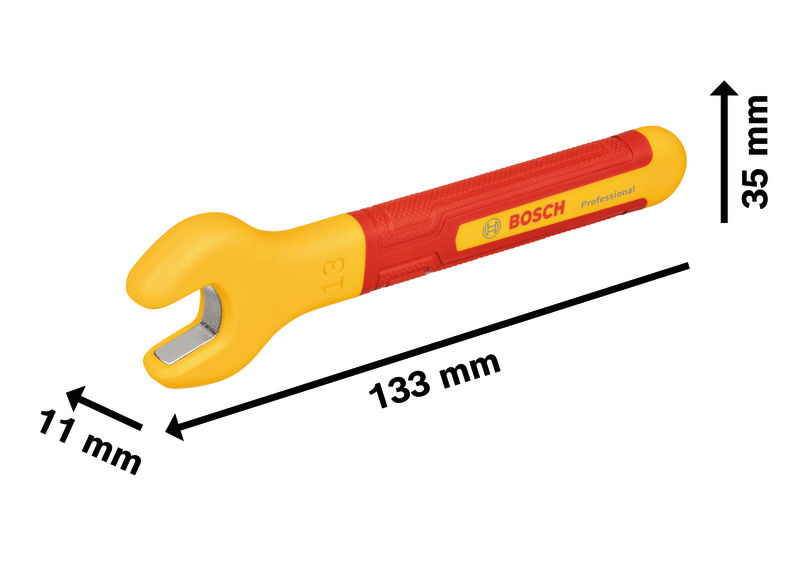 BOSCH VDE-Einmaulschlüssel 13 mm BOSCH VDE-Einmaulschlüssel 13 mm