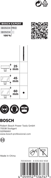 BOSCH EXPERT Power Change Plus Zentrierbohrer, HSS-Co, 7,15 x 105 mm BOSCH EXPERT Power Change Plus Zentrierbohrer, HSS-Co, 7,15 x 105 mm