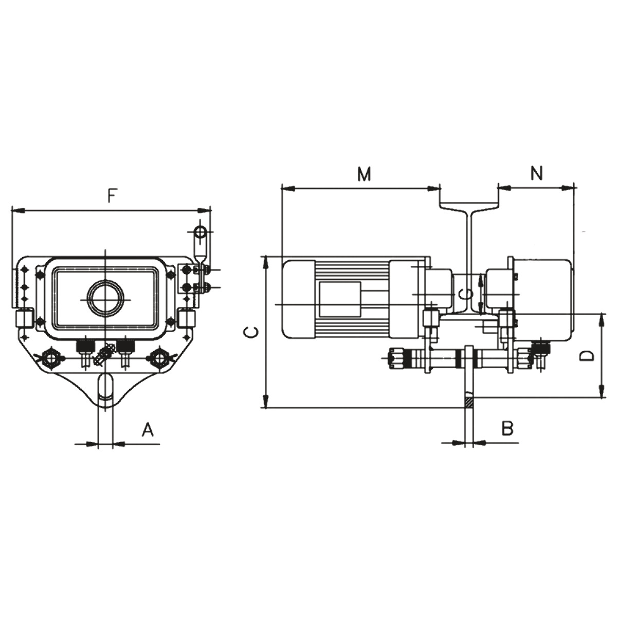UNICRAFT Elektrofahrwerk EFW 1-1