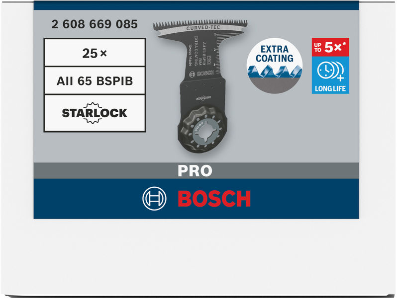 BOSCH PRO AII 65 BSPIB Blatt für Multifunktionswerkzeuge, 65 x 40 mm BOSCH PRO AII 65 BSPIB Blatt für Multifunktionswerkzeuge, 65 x 40 mm