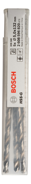 BOSCH Metallbohrer HSS-G, DIN 340 BOSCH Metallbohrer HSS-G, DIN 340