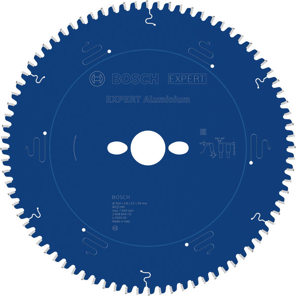BOSCH Kreissägeblatt Expert for Aluminium, 254 x 30 x 2,8 mm, 80 BOSCH Kreissägeblatt Expert for Aluminium, 254 x 30 x 2,8 mm, 80