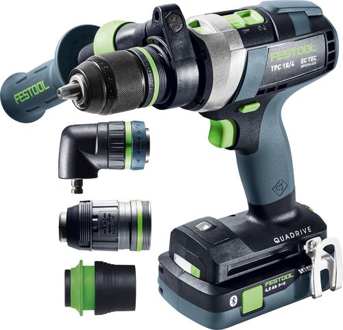FESTOOL Akku-Schlagbohrschrauber QUADRIVE TPC 18/4 5,0/4,0 I-Set/XL FESTOOL Akku-Schlagbohrschrauber QUADRIVE TPC 18/4 5,0/4,0 I-Set/XL