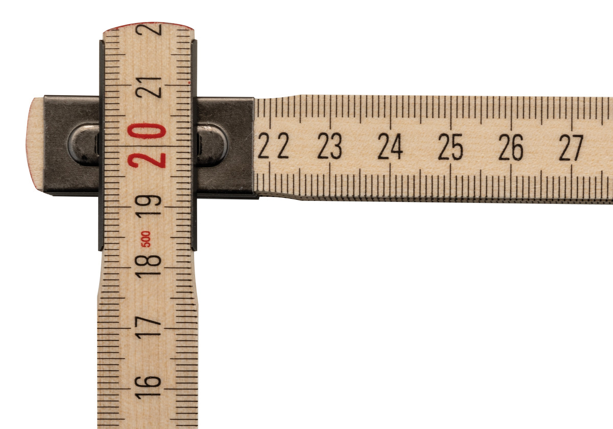 STABILA Holz-Gliedermaßstab Type 507 N, 2 m, naturfarben
