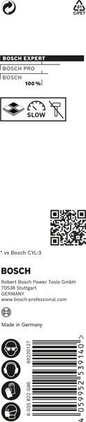 BOSCH EXPERT CYL-9 MultiConstruction Bohrer, 8 x 80 x 120 mm BOSCH EXPERT CYL-9 MultiConstruction Bohrer, 8 x 80 x 120 mm