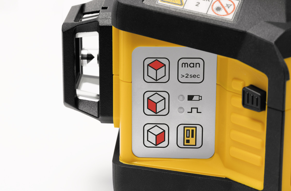 STABILA Multilinien-Laser LAX 600, 12-V-System, 7-teiliges Set, mit Akku und Ladegerät (EU)