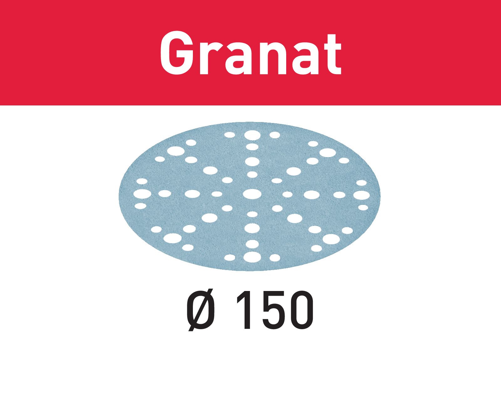 FESTOOL Schleifmittel Granat D150 P40 GR/10 FESTOOL Schleifmittel Granat D150 P40 GR/10