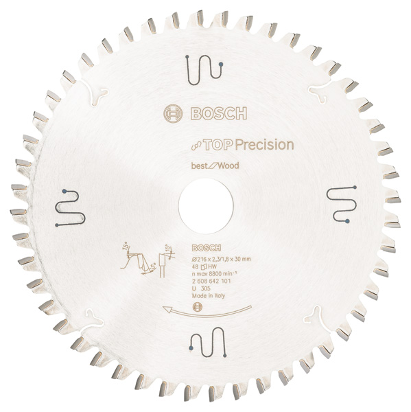 BOSCH Kreissägeblatt Top Precision Best for Wood BOSCH Kreissägeblatt Top Precision Best for Wood